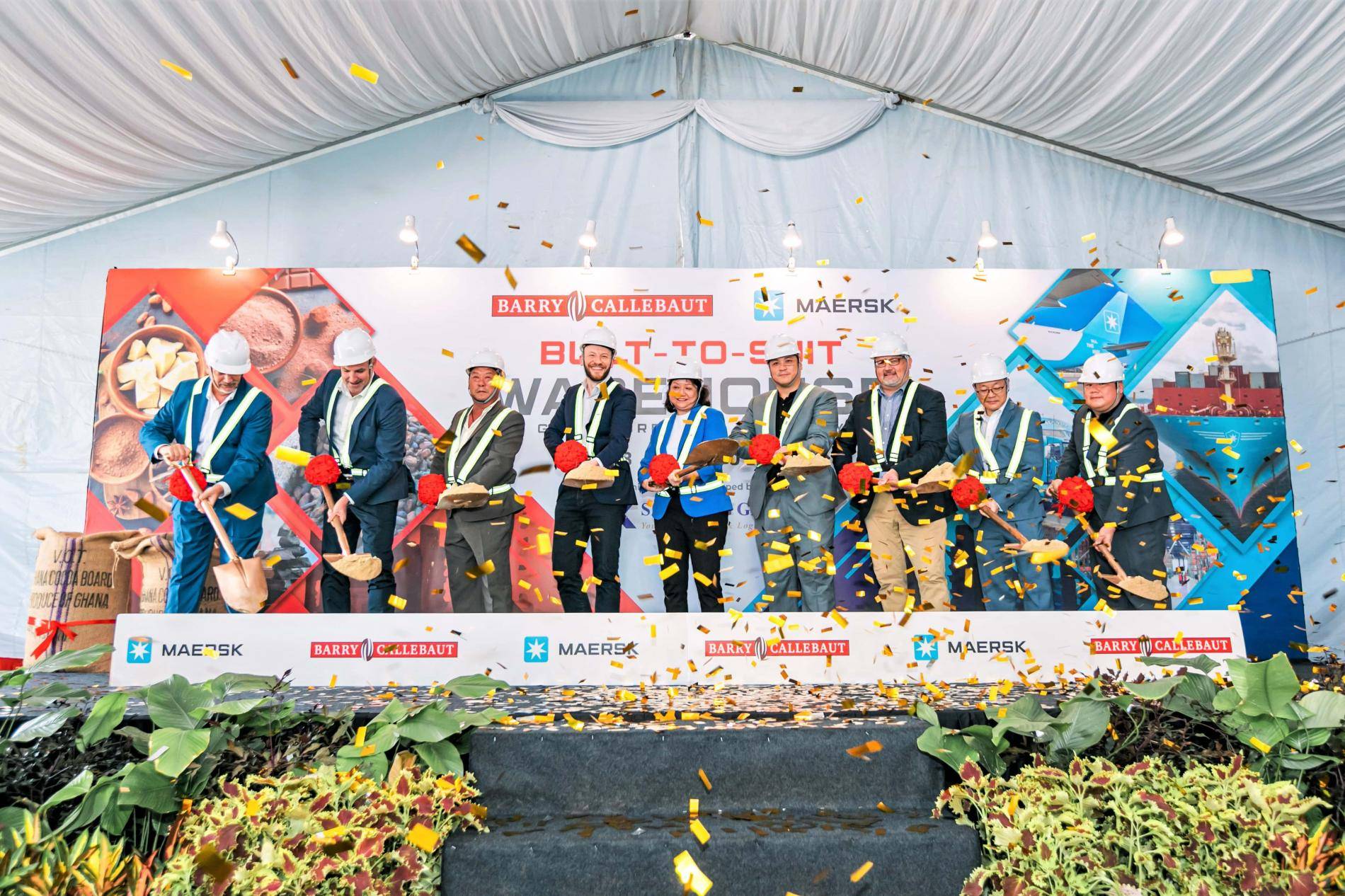 Barry Callebaut and Maersk's new cocoa bean warehouse in Malaysia